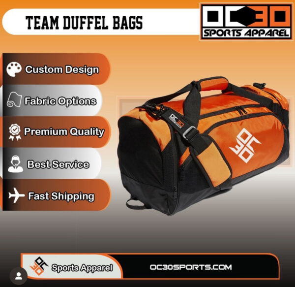 Custom OC30 Team Duffel Bag